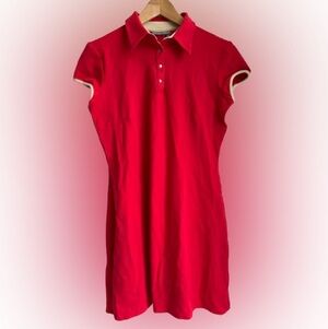 Tristan & Iseut red polo dress - size M